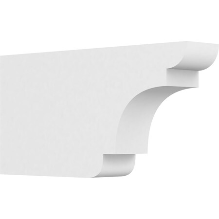 Ekena Millwork Standard New Brighton Architectural Grade PVC Rafter Tail, 3"W X 8"H X 16"L RFTP03X08X16NEB